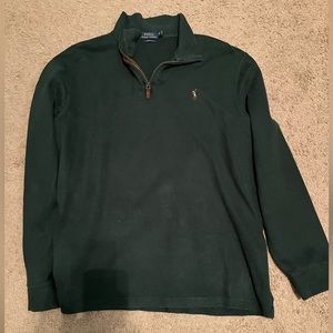 Vintage Ralph Lauren man’s quarter zip sweater XXL